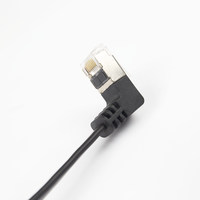 Cable Ethernet Cat5e de Alta Calidad, Blindado, Impermeable IP67, 8 Conductores Sólidos, Codificación A/B, CuZn, Recto, 90 Grados, Derecho