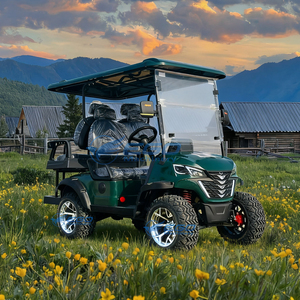 2026 Club Golf Cart Lifted 3-4 Passenger Golf Cart with Cargo Outdoor AC New Off-road Electric Golf Utility Carts for Sale - Product Image 2