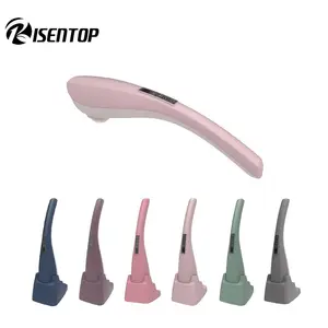 2019 Risentop H008 health care TV show handheld massager massage stick cordless hammer hand massager infrared manufacturer