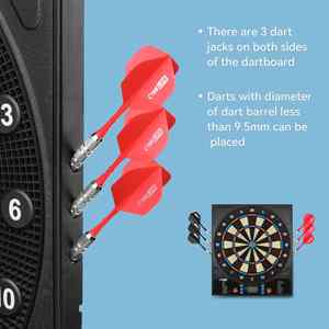 Dawn Star 40cm Corrugated Plastic Eco-Friendly Dartboard Game Set Target Shooting Toy-Promotion Price - Product Image 5