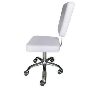 Modern Luxury Pedicure Barber Chair in White Customizable Color Small Spa <b>Stool</b> Plastic Saddle Chair for Salons - Product Image 3