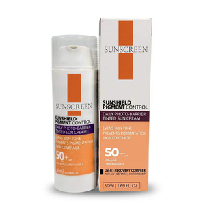 <span class=keywords><strong>Correcteur</strong></span> de teint SPF50, crème solaire minérale teintée, large spectre, anti-hyperpigmentation, haute couvrance, pour peaux sensibles, visage, usage quotidien - Product Image 1