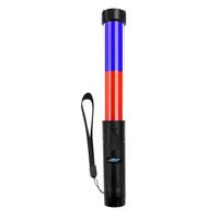 Bâton de signalisation de circulation rechargeable en gros, avec LED clignotante et alimentation par batterie