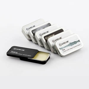 กล่องดีบุกฝาปิดทรงสี่เหลี่ยมขนาด10มล. กล่องใส่เครื่องสำอางแบบพกพาบรรจุภัณฑ์โลหะสำหรับลิปบาล์มและหมากฝรั่ง - Product Image 1