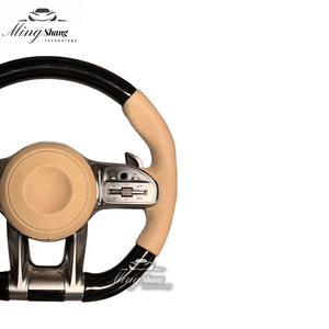 Đào với màu be da thể thao chỉ đạo lắp <span class=keywords><strong>r</strong></span>áp <span class=keywords><strong>b</strong></span>ánh xe cho Mercedes-Benz 809amg GLA GLC GLK GLS SLC GL ml A/E/C/ <span class=keywords><strong>S</strong></span>/g-class - Product Image 5