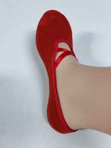 Calentadores de Piernas Antideslizantes para Mujer, Color Rosa, Tejidos, Elásticos, de Algodón Transpirable, Largos hasta el Tobillo, Bonitos, para Gimnasio, Ballet, Ejercicio, Talla Mediana - Product Image 4