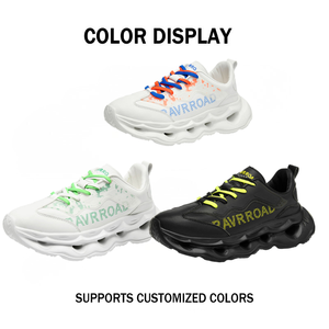 รองเท้าผ้าใบลำลองอเนกประสงค์สำหรับคุณพ่อมีความหนาสูงมีโลโก้ตามสั่งรองเท้าสไตล์เดินสำหรับกลางแจ้ง - Product Image 2