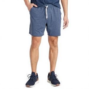 Shorts pour hommes haut de gamme, très demandés, taille élastique, logo personnalisé, mélange coton/polyester tricoté confortable, écologique, séchage rapide - Product Image 1