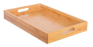 Bandeja de <span class=keywords><strong>madera</strong></span> de bambú cuadrada, simple, grande, barata - Product Image 3