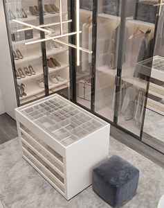 Armoire à portes coulissantes en verre classique personnalisée, facile à assembler, dernière collection de meubles en contreplaqué, armoire à double porte, vente - Product Image 3