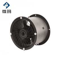Ventilateur axial portable à plaque carrée 450 mm 220 V 1350 tr/min, conception unique de ventilateur axial d'échappement, ventilateur axial de radiateur AC