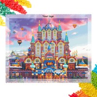 Kit de peinture au diamant 5D A-111, château fantastique, mosaïque artistique, décoration murale pour la maison