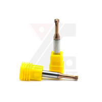 Fraise carrée en carbure monobloc D4.8*13*50*d6, queue de 6 mm, 4 dents, revêtement TiAlN, pour usinage CNC de l'acier et de l'acier inoxydable HRC48