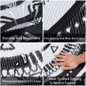 Vườn Vòng ngoài trời thảm nhựa Rơm có thể gập lại khu vực thảm trong nhà ngoài trời thảm cho Patio trang trí ban công Cắm Trại Dã ngoại RV thảm - Product Image 6