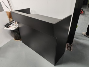 Fabriek Custom 120X50X110Cm Mdf Board Check Out Balie Supermarkt Kassier Bureau - Product Image 3