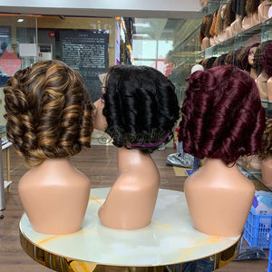 Cierre de Encaje 4x4, Pelucas con Rizo Romántico de 12 Pulgadas, Cabello SDD, Venta al por Mayor Directa de Fábrica con Estructura de Precios Clara - Product Image 5