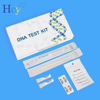 Kit de Test ADN Domicile IClean : Paternité Gratuite par PCR, Écouvillon avec Tampon Iodé Floqué et Outil de Prélèvement d'Échantillon