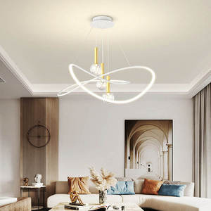 Designer Nordic <b>Dining</b> Room Living Room Ceiling Hanging Fixtures Modern LED Chandeliers Pendant <b>Lights</b> - Product Image 5