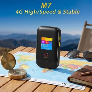 เราเตอร์ไวไฟพกพา VEMO M7 Universal 4G LTE ปลดล็อคแล้ว รองรับซิมการ์ด ความเร็ว 150mbps พร้อมช่องใส่ซิมการ์ด 4G - Product Image 4