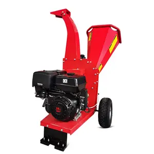 2024 Newest Kesen Foldable Feeding Hopper 15HP Petrol Powered Wood Chipper Shredder/Wood Chipper/ATV Wood Chipper Machine