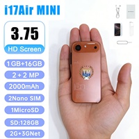 3Gi17AirMINI Kompaktes Smartphone 3,75-Zoll Dual-SIM Dual-Standby (DSDS) Entsperrt Android 12.0 1GB+16GB - Direkt vom Hersteller