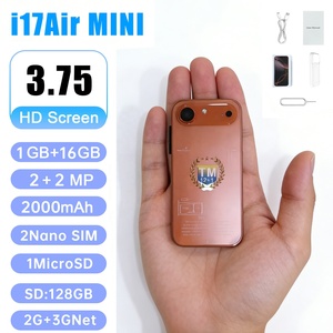 สมาร์ทโฟนขนาดกะทัดรัด 3Gi17AirMINI หน้าจอ 3.75 นิ้ว รองรับซิมคู่แบบ Dual Standby (<span class=keywords><strong>DSDS</strong></span>) ปลดล็อคแล้ว ระบบปฏิบัติการ Android 12.0 หน่วยความจำ 1GB+16GB - ส่งตรงจากผู้ผลิต - Product Image 2