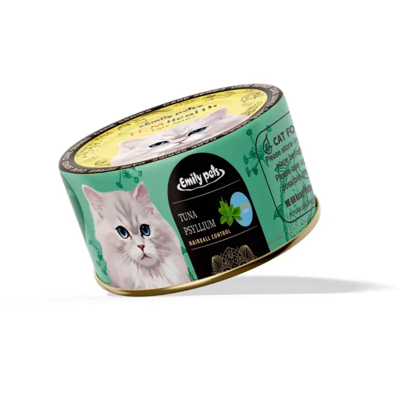 Производитель консервов для кошек, мокрый корм, тунец + Женьшень, лизин-повышают иммунитет, консервированные корма для кошек