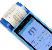 Terminal de point de vente mobile à écran tactile avec imprimante, système Android POS+
