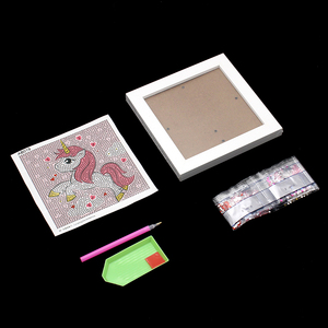 Kit Pittura Diamante Fai-da-Te per Bambini, Ricamo con Strass Rotondi, Mosaico <span class=keywords><strong>di</strong></span> <span class=keywords><strong>Cavallo</strong></span>, <span class=keywords><strong>Immagine</strong></span> Cartoon, Miglior Regalo per Bambini - Product Image 2
