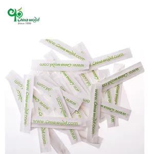 Yada High Quality Custom Logo Disposable Wooden Toothpicks With White Box Food Picks Bamboo Toothpicks