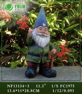 Divertida <span class=keywords><strong>Estatua</strong></span> de Gnomo de Jardín de Resina de Tamaño Real de 11.7 Pulgadas para Exteriores, con Pala, Adorno Navideño de Duende - Product Image 4