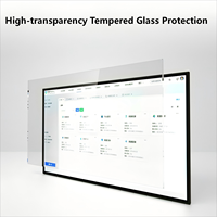 TV Pintar All-in-one Original Z110utg 110-inci untuk Rapat/Pendidikan - 4K UHD (3840x2160) Panel LED LCD untuk Input Kabinet Hitam NTSC