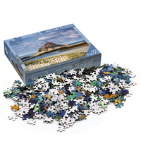 Puzzle de peinture de renommée mondiale en motif d'art académique clair personnalisé 1000 et 500 pièces papier Rompecabezas imprimé sur mesure