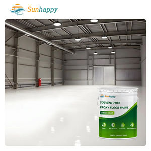 Revêtement de sol en époxy professionnel pour bureaux commerciaux, peinture à base de résine pour béton haute résistance - Product Image 3