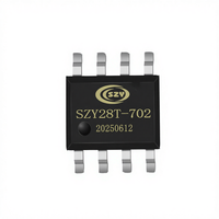 SZY28T-702 MCU 16 canaux 32 bits, puce de musique et de parole ADPCM 16 canaux MIDI, contrôle série, interface maîtresse SPI effaçable, FLASH 1.8-5.5V