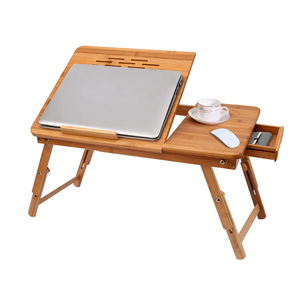 <span class=keywords><strong>Plateau</strong></span> <span class=keywords><strong>de</strong></span> service en bambou avec tiroir <span class=keywords><strong>inclinable</strong></span> pour activités polyvalentes - Product Image 1