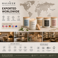 Bougie parfumée décorative, bougie en cire de soja de luxe, aromathérapie, parfum d'ambiance pour la maison, coffret cadeau, hôtel, spa, bien-être, bougies parfumées personnalisées