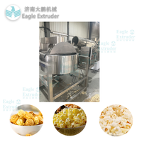 Machine à enrober les snacks soufflés / pop-corn au chocolat à vitesse variable par fréquence variable