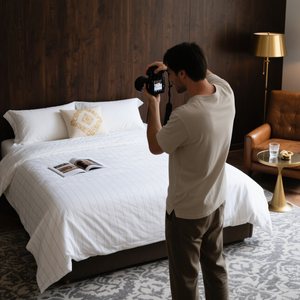 <span class=keywords><strong>Photographie</strong></span> de literie IA générative, photos de draps réels, amélioration des <span class=keywords><strong>d</strong></span>étails par IA, protection des <span class=keywords><strong>droits</strong></span> <span class=keywords><strong>d</strong></span>'<span class=keywords><strong>auteur</strong></span> sécurisée pour les clients textiles B2B - Product Image 2