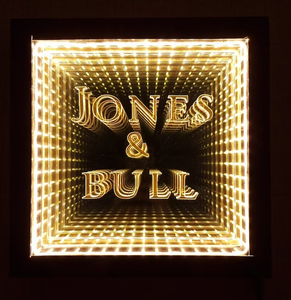 Infinity LED Octagon gương Infinity gương dấu hiệu hiện đại phản ánh tường nghệ thuật quà tặng cho nghệ thuật những người yêu thích gương món quà độc đáo tường trang trí nội thất - Product Image 6