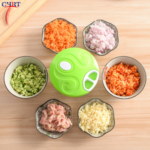 CHRT-pequeño Cortador Manual multifunción para carne, verduras, ajo, <span class=keywords><strong>picadora</strong></span> rápida de alimentos - Product Image 6