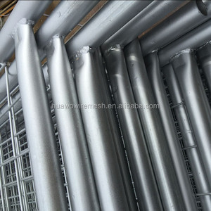 Valla de seguridad portátil sostenible para patio trasero y granja Marco de metal recubierto de PVC <span class=keywords><strong>Alquiler</strong></span> móvil temporal - Product Image 3