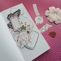 Papier artisanal personnalisé DIY Découpe les éphémères pour la fabrication de cartes et le scrapbooking