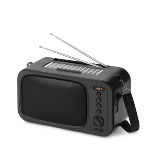 Enceinte sans fil portable d'extérieur HF-F103 avec double panneau solaire, stéréo Bluetooth, basses puissantes, caisson de basses actif, <span class=keywords><strong>radio</strong></span> FM - Product Image 4