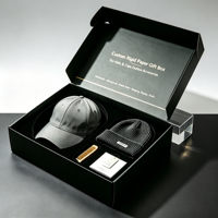 Custom Rigid Paper Gift Box for Hats & Caps Fashion Accessories Wholesale Shockproof Retail Storage Shipping Display Pack