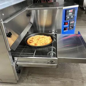 Commerciële Multifunctionele Keten Type Pizza Oven Voor Pizzeria En Western Restaurant