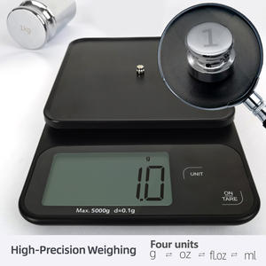 Vente en gros Rétro 5kg ABS Plate-forme Numérique <span class=keywords><strong>Plus</strong></span> <span class=keywords><strong>grande</strong></span> Balance de cuisine LCD - Product Image 5