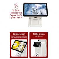 Smart Dualscreen WiFi Caisse Enregistreuse POS Imprimante Intégrée Code Scanner Logiciel-Comprend Récepteur Caisse Enregistreuse