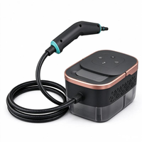 Nettoyeur vapeur pressurisé portatif multi-surfaces avec 10 accessoires, chauffage rapide et puissant, nettoyeur vapeur portable