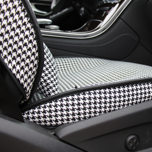 Funda de Cojín para Interior de Coche, Diseño de Diamantes, de Lino, Impermeable, Transpirable, para Land Cruiser, Universal, para Todas las Estaciones, Ecológica - Product Image 5